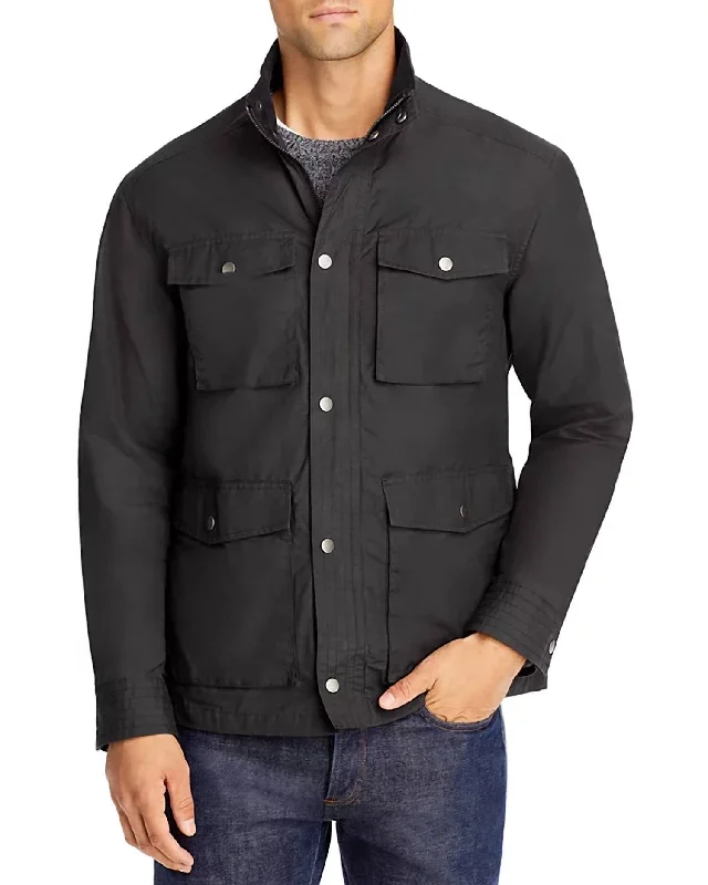 Men's Cardiff Jacket In Black Modern Men's 