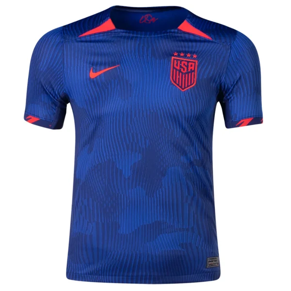 Nike Youth United States Away 4 Star Jersey 23/24 (Hyper Royal/Loyal Blue) Hip Men's Urban Nike Youth United States Away 4 Star Jersey 23/24 (Hyper Royal/Loyal Blue) Hip Men's Urban