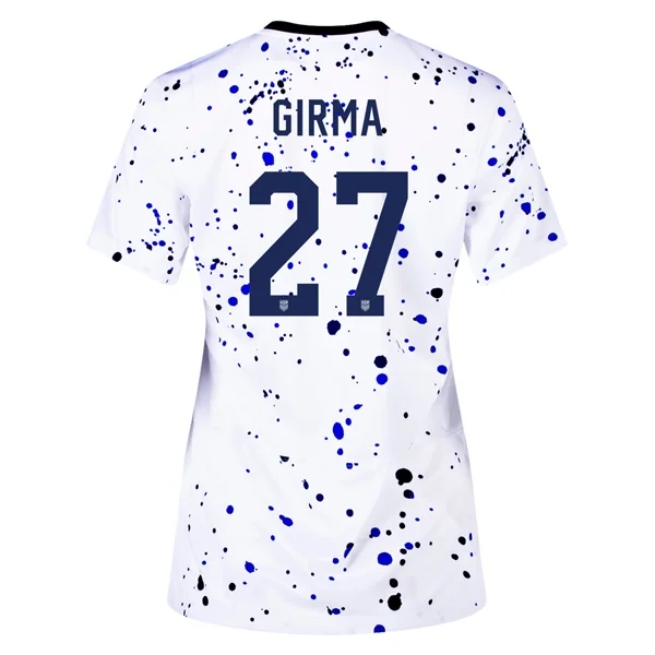 Nike Womens United States Naomi Girma 4 Star Home Jersey 23/24 w/ 2019 World Cup Champion Patch (White/Loyal Blue) Stylish Men's Tropical Nike Womens United States Naomi Girma 4 Star Home Jersey 23/24 w/ 2019 World Cup Champion Patch (White/Loyal Blue) Stylish Men's Tropical