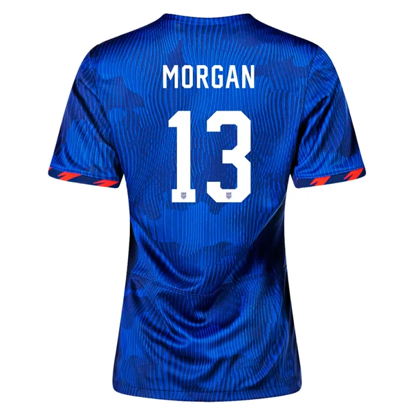 Nike Womens United States Alex Morgan 4 Star Away Jersey 23/24 w/ 2019 World Cup Champion Patch (Hyper Royal/Loyal Blue) Bold Men's Animal Nike Womens United States Alex Morgan 4 Star Away Jersey 23/24 w/ 2019 World Cup Champion Patch (Hyper Royal/Loyal Blue) Bold Men's Animal