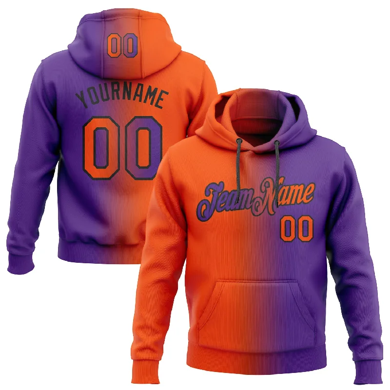Custom Stitched Purple Orange-Black Gradient Fashion Sports Pullover Sweatshirt Hoodie Modern Men's Custom Stitched Purple Orange-Black Gradient Fashion Sports Pullover Sweatshirt Hoodie Modern Men's
