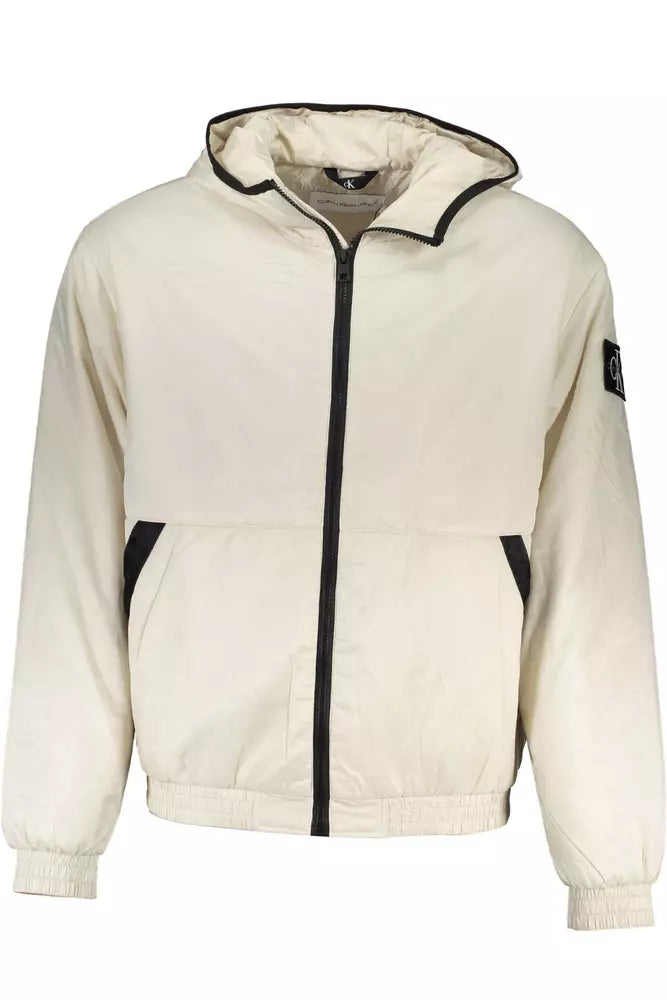 Calvin Klein Chic  Hooded Jacket with Contrasting Men's Details Refined Men's Classic 