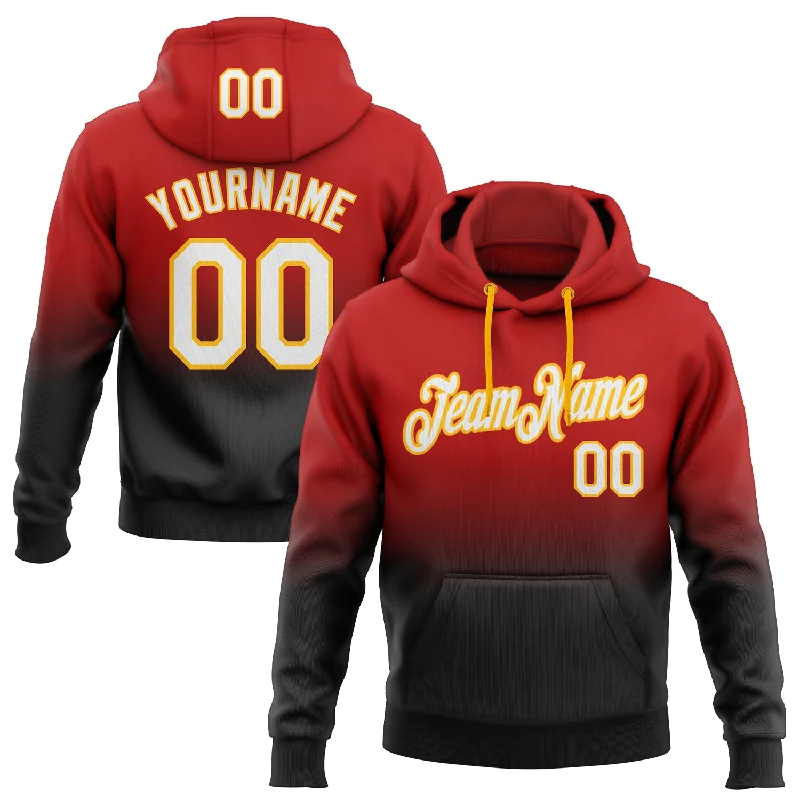 Custom Stitched Red White Black-Gold Fade Fashion Sports Pullover Sweatshirt Hoodie Stylish Men's Tropical Custom Stitched Red White Black-Gold Fade Fashion Sports Pullover Sweatshirt Hoodie Stylish Men's Tropical
