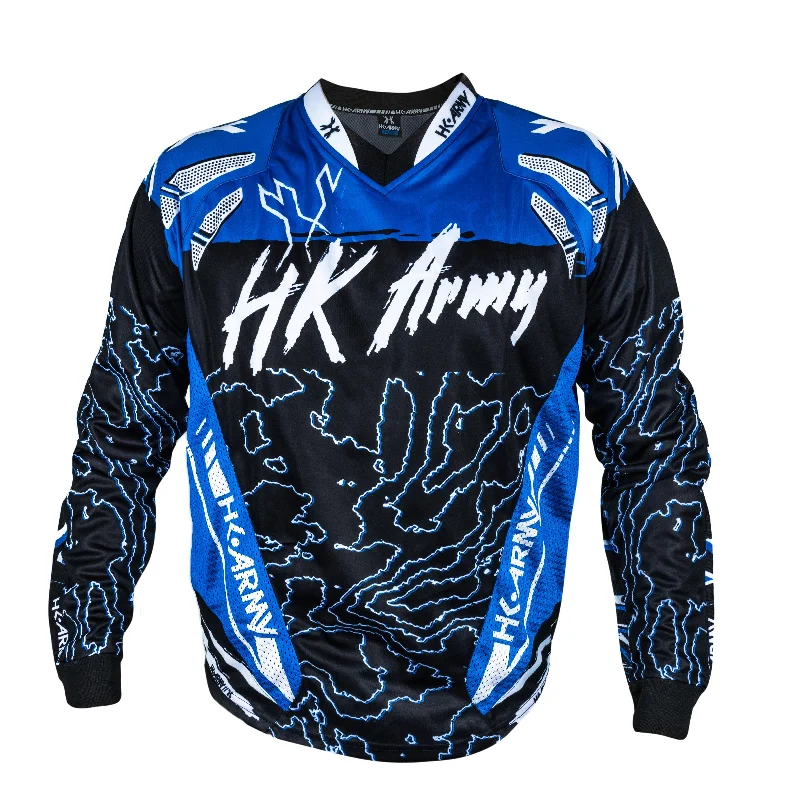 Topographic Blue - Freeline Jersey British Gentleman Style