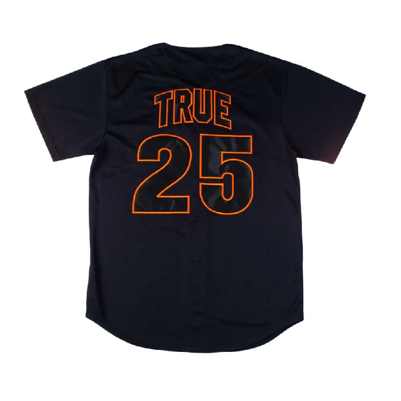 Men's Kuya 25 Baseball Jersey Black Artistic Men's Avant