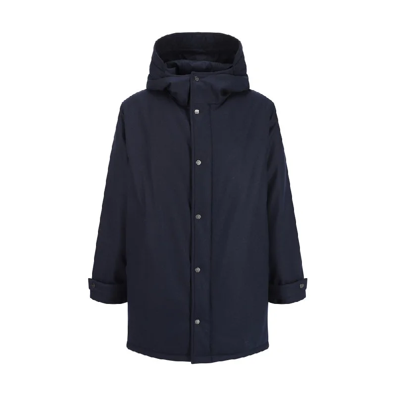 Kiton Down Men's Jacket Lumberjack