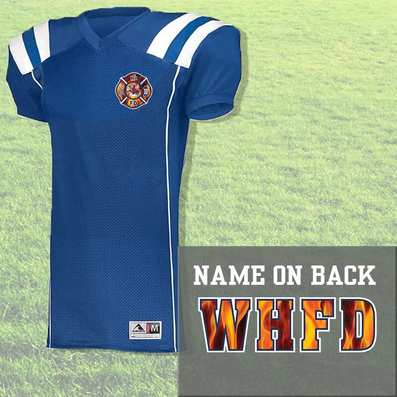 Custom Firefighter Augusta T-Form Football Jersey - 9580 - DIG Classic Men's Pin