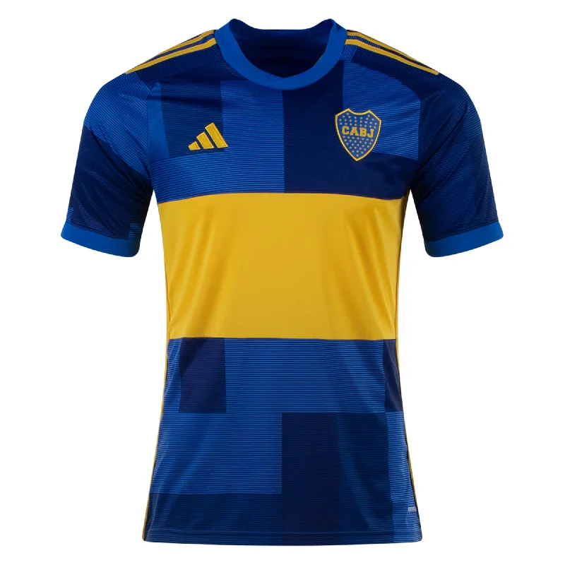 adidas Boca Juniors Home Jersey 23/24 (Blue/Yellow) Elegant Men's Formal 