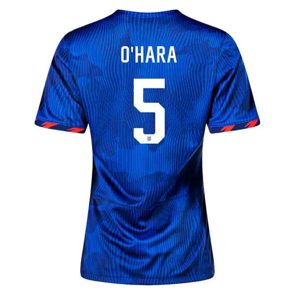 Nike Womens United States Kelley O'Hara 4 Star Away Jersey 23/24 w/ 2019 World Cup Champion Patch (Hyper Royal/Loyal Blue) Lumberjack Nike Womens United States Kelley O'Hara 4 Star Away Jersey 23/24 w/ 2019 World Cup Champion Patch (Hyper Royal/Loyal Blue) Lumberjack