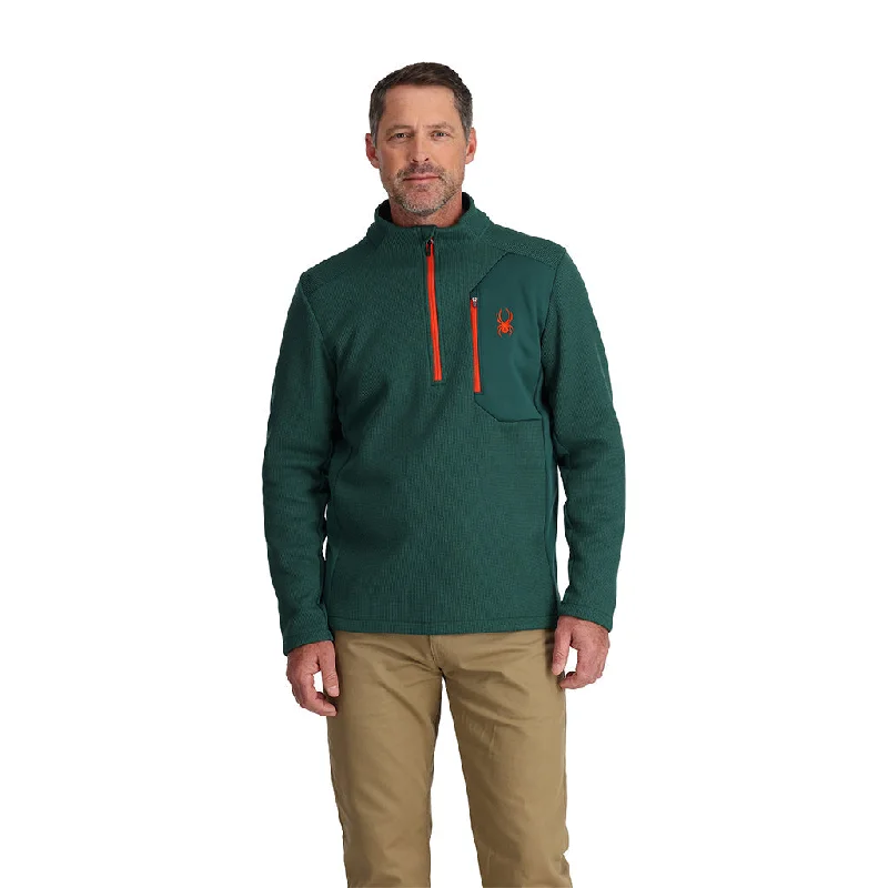 Mens Bandit Half Zip - Cypress Green Adventure