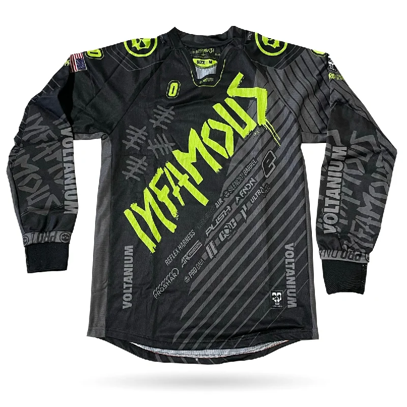 Infamous Jersey - Dallas Open '24 (Black / Volt) Bold Men's Animal