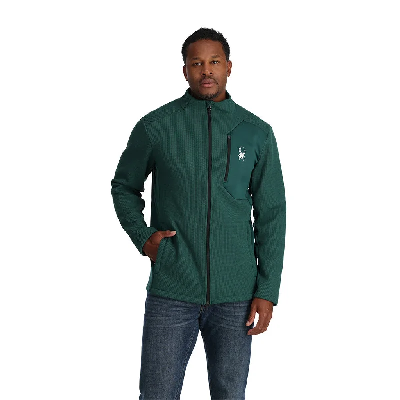 Mens Bandit Full Zip - Cypress Green Sophisticated Men's 