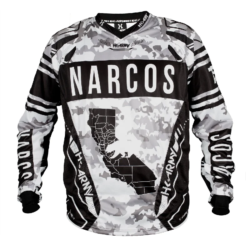 Narcos Camo White - Freeline Jersey Cool Men's Distressed