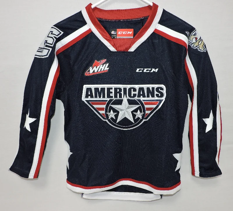 Youth CCM Replica Navy Jersey Dynamic Men's High