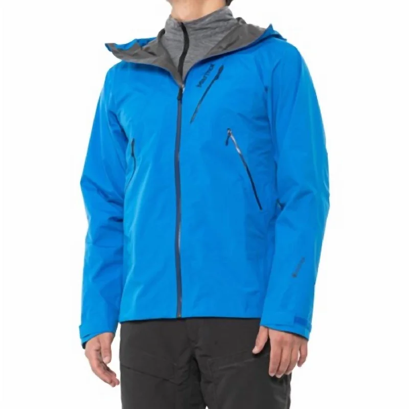 Men's Knife Edge Jacket In Clear Blue Stylish Men's Tropical 