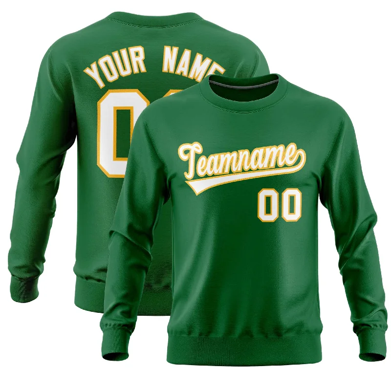 Custom Kelly Green Classic Style Personalized Uniform Pullover Hoodie Masculine Men's Thick Custom Kelly Green Classic Style Personalized Uniform Pullover Hoodie Masculine Men's Thick