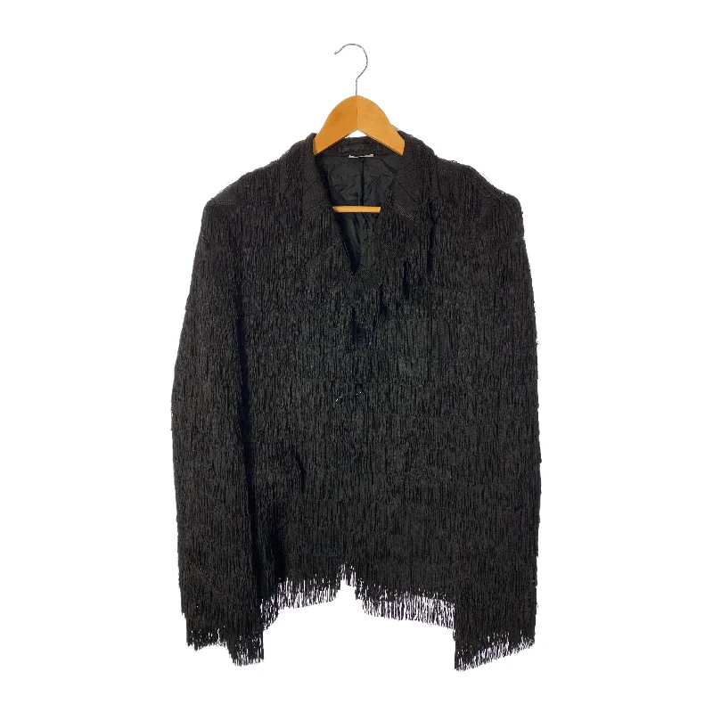 COMME des GARCONS HOMME PLUS/Tailored Jkt/M/BLK/Polyester/PJ-J023 Elegant Men's Cashmere COMME des GARCONS HOMME PLUS/Tailored Jkt/M/BLK/Polyester/PJ-J023 Elegant Men's Cashmere