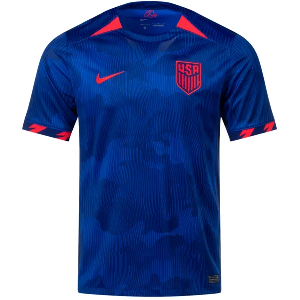 Nike Mens United States Away Jersey 23/24 (Hyper Royal/Loyal Blue) Traditional Men's Country Nike Mens United States Away Jersey 23/24 (Hyper Royal/Loyal Blue) Traditional Men's Country