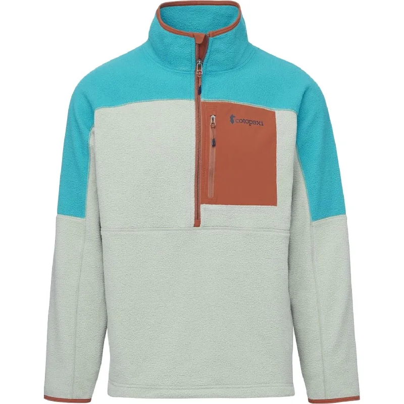 Men's Abrazo Half-Zip Fleece Jacket In Mineral Blue/brush Confident Men's Power