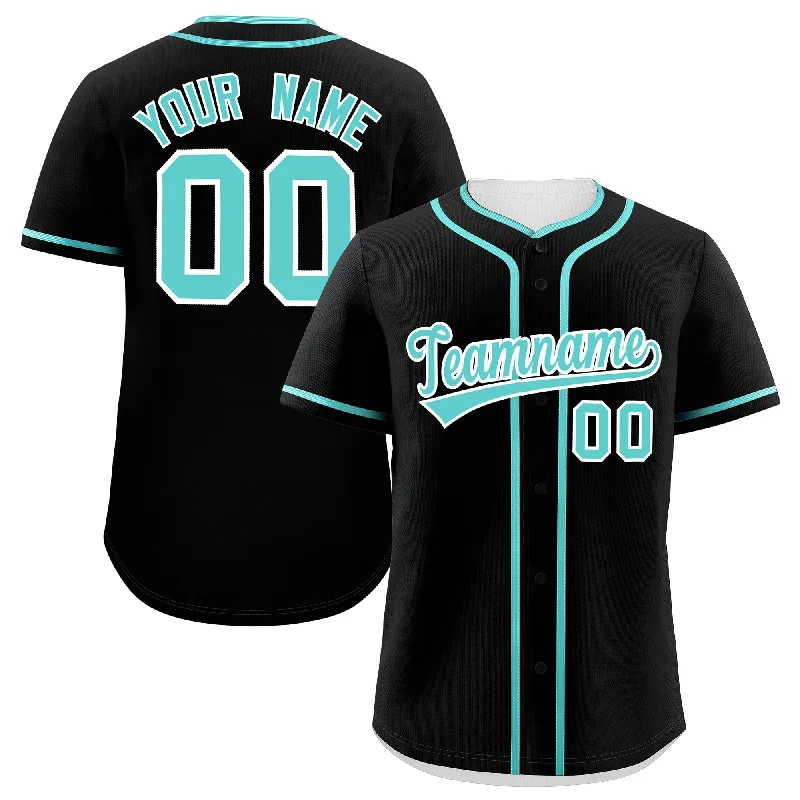 Custom Black Bright Green Personalized Classic Authentic Baseball Jersey Youthful Men's Anime Custom Black Bright Green Personalized Classic Authentic Baseball Jersey Youthful Men's Anime