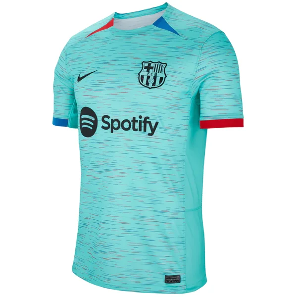 Nike Barcelona Third Jersey 23/24 (Light Aqua/Royal Blue) Organic
