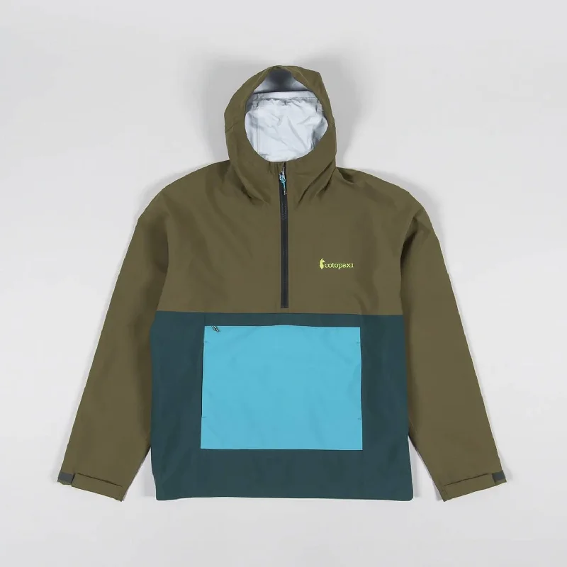 Men's Cielo Rain Anorak Jacket In Oak Beach