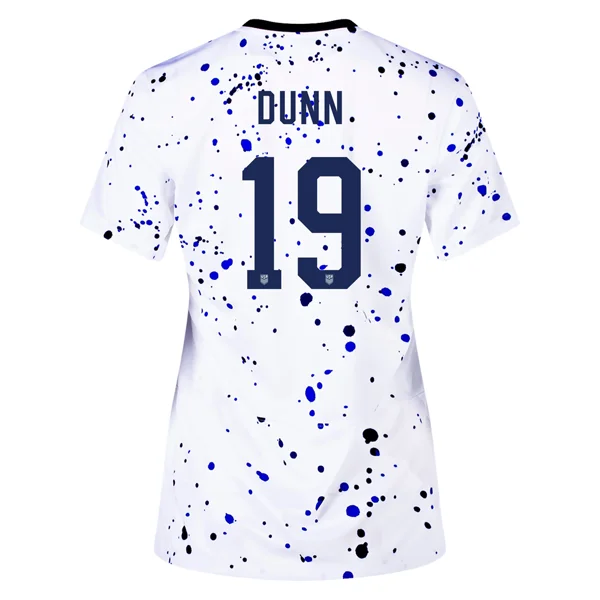 Nike Womens United States Crystal Dunn 4 Star Home Jersey 23/24 w/ 2019 World Cup Champion Patch (White/Loyal Blue) Minimalist Men's Casual Nike Womens United States Crystal Dunn 4 Star Home Jersey 23/24 w/ 2019 World Cup Champion Patch (White/Loyal Blue) Minimalist Men's Casual
