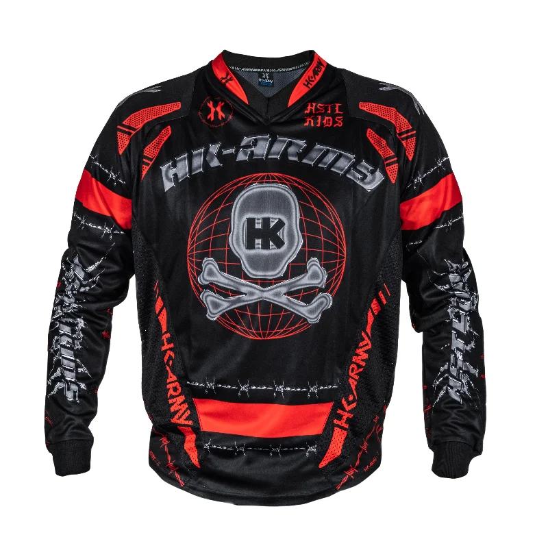 Wired Red/Black - Freeline Jersey Relaxed Men's Beach