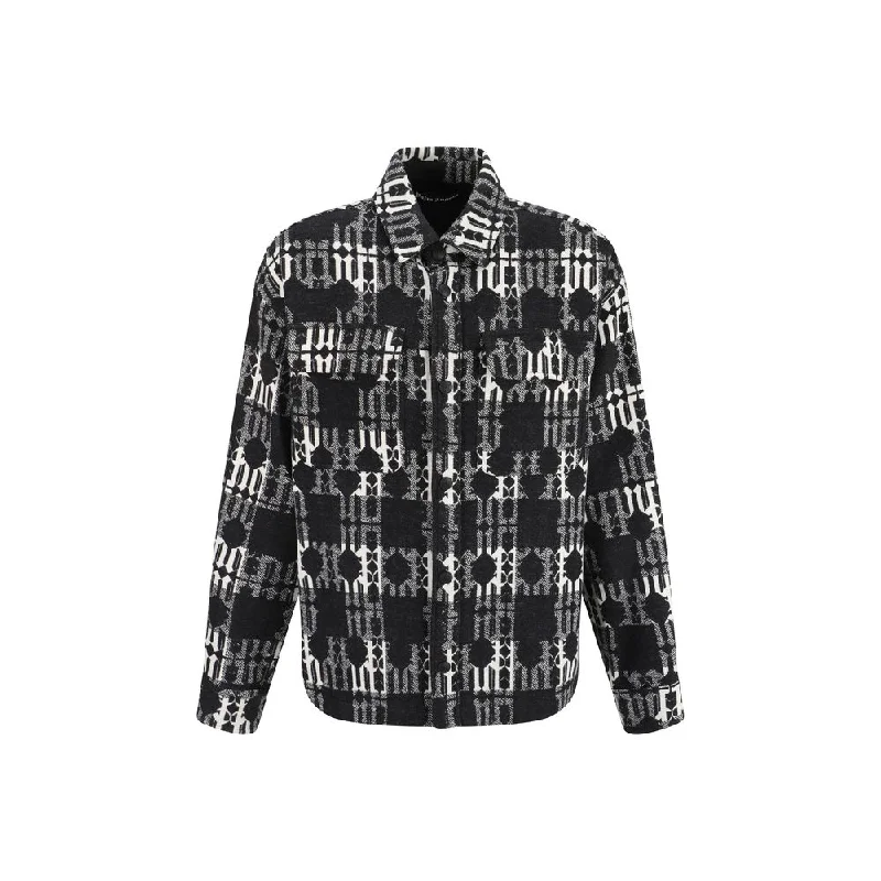 Palm Angels Men's Jacket Sleek Men's Metallic