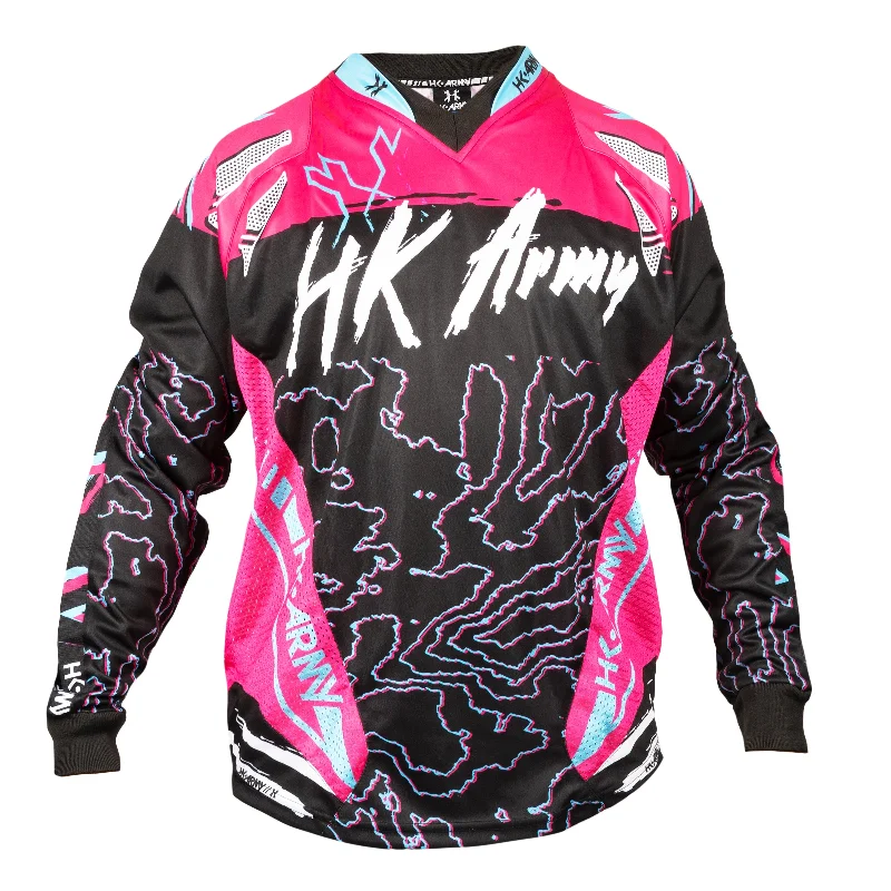 Topographic Pink - Freeline Jersey Laid