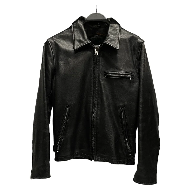 Schott/Tailored Jkt/34/Leather/BLK/ Refined Men's Hand