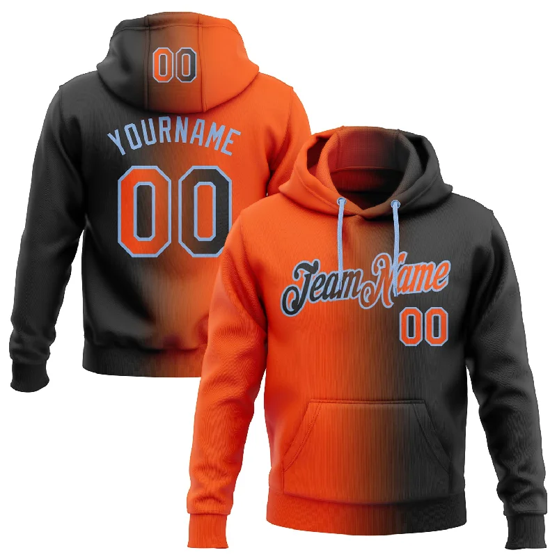 Custom Stitched Black Orange-Light Blue Gradient Fashion Sports Pullover Sweatshirt Hoodie Stylish Men's Tropical Custom Stitched Black Orange-Light Blue Gradient Fashion Sports Pullover Sweatshirt Hoodie Stylish Men's Tropical