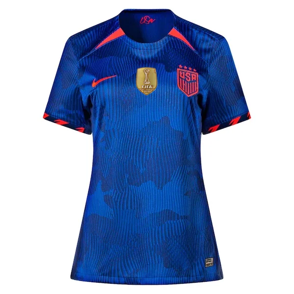 Nike Womens United States 4 Star Away Jersey 23/24 w/ 2019 World Cup Champion Patch (Hyper Royal/Loyal Blue) Streetwear Style Nike Womens United States 4 Star Away Jersey 23/24 w/ 2019 World Cup Champion Patch (Hyper Royal/Loyal Blue) Streetwear Style