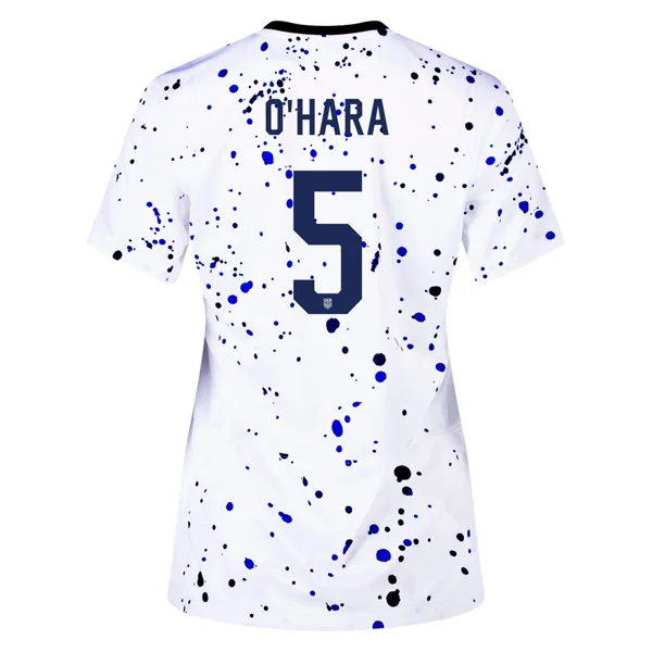 Nike Womens United States Kelley O'Hara 4 Star Home Jersey 23/24 w/ 2019 World Cup Champion Patch (White/Loyal Blue) Beach Nike Womens United States Kelley O'Hara 4 Star Home Jersey 23/24 w/ 2019 World Cup Champion Patch (White/Loyal Blue) Beach