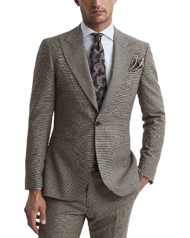 Reiss Chewton Wool Jacket Practical Men's Quick