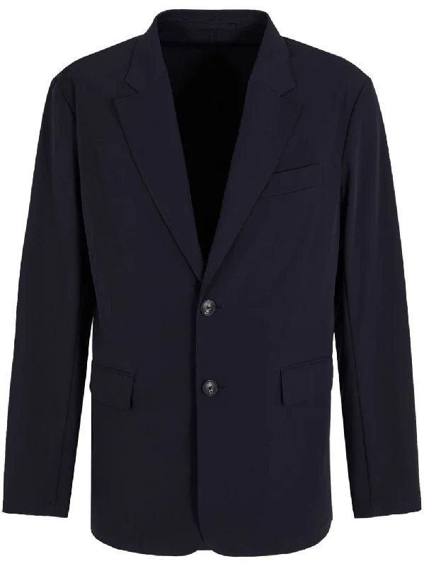 Emporio Armani Men's Capsule Jackets blue Traditional Men's Wool