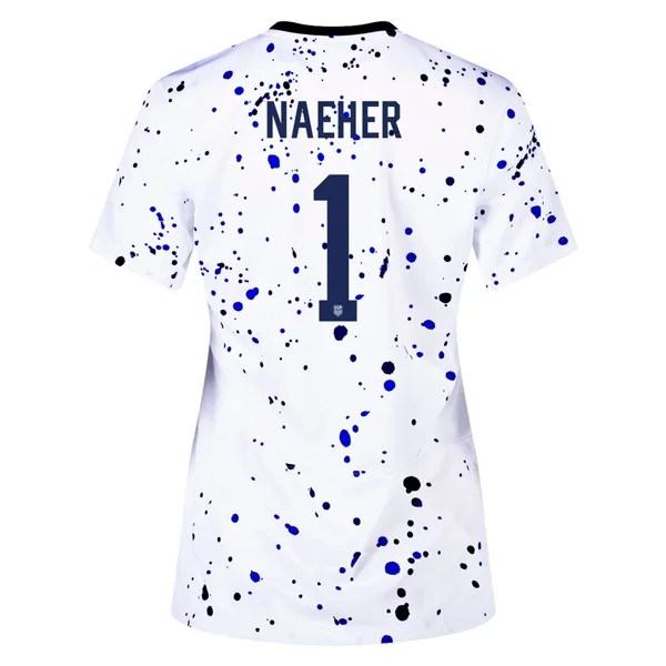Nike Womens United States Alyssa Naeher 4 Star Home Jersey 23/24 w/ 2019 World Cup Champion Patch (White/Loyal Blue) Sporty Men's Tennis Nike Womens United States Alyssa Naeher 4 Star Home Jersey 23/24 w/ 2019 World Cup Champion Patch (White/Loyal Blue) Sporty Men's Tennis