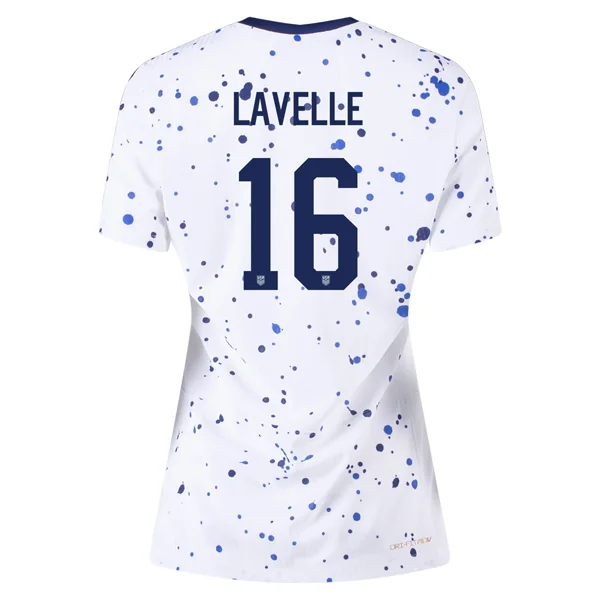 Nike Womens United States Rose Lavelle 4 Star Authentic Match Home Jersey 23/24 w/ 2019 World Cup Champions Patch (White/Loyal Blue) Masculine Men's Thick Nike Womens United States Rose Lavelle 4 Star Authentic Match Home Jersey 23/24 w/ 2019 World Cup Champions Patch (White/Loyal Blue) Masculine Men's Thick