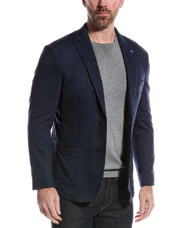 Report Collection Plaid Jacket Earthy Men's Sustainable 
