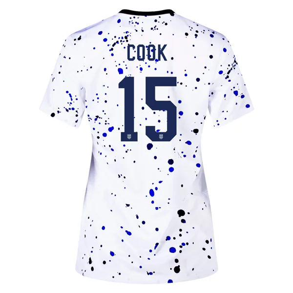 Nike Womens United States Alana Cook 4 Star Home Jersey 23/24 w/ 2019 World Cup Champion Patch (White/Loyal Blue) Sophisticated Men's French Nike Womens United States Alana Cook 4 Star Home Jersey 23/24 w/ 2019 World Cup Champion Patch (White/Loyal Blue) Sophisticated Men's French