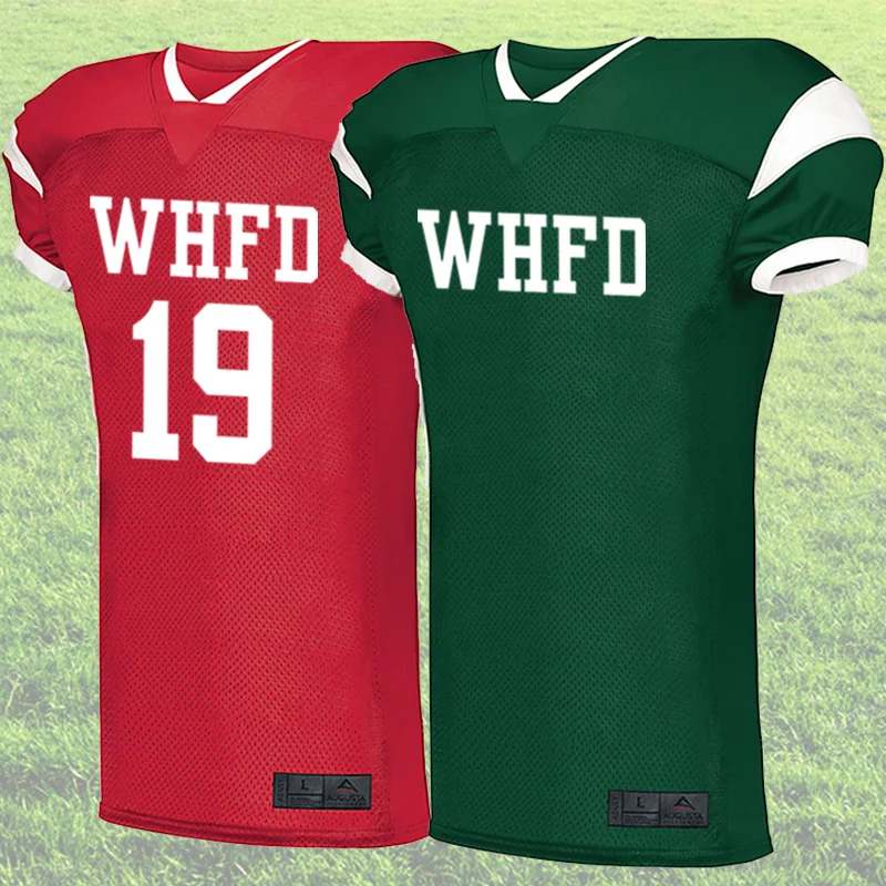 Custom Firefighter Augusta Football Jersey  - 9582 - CAD Sporty Men's Athleisure 
