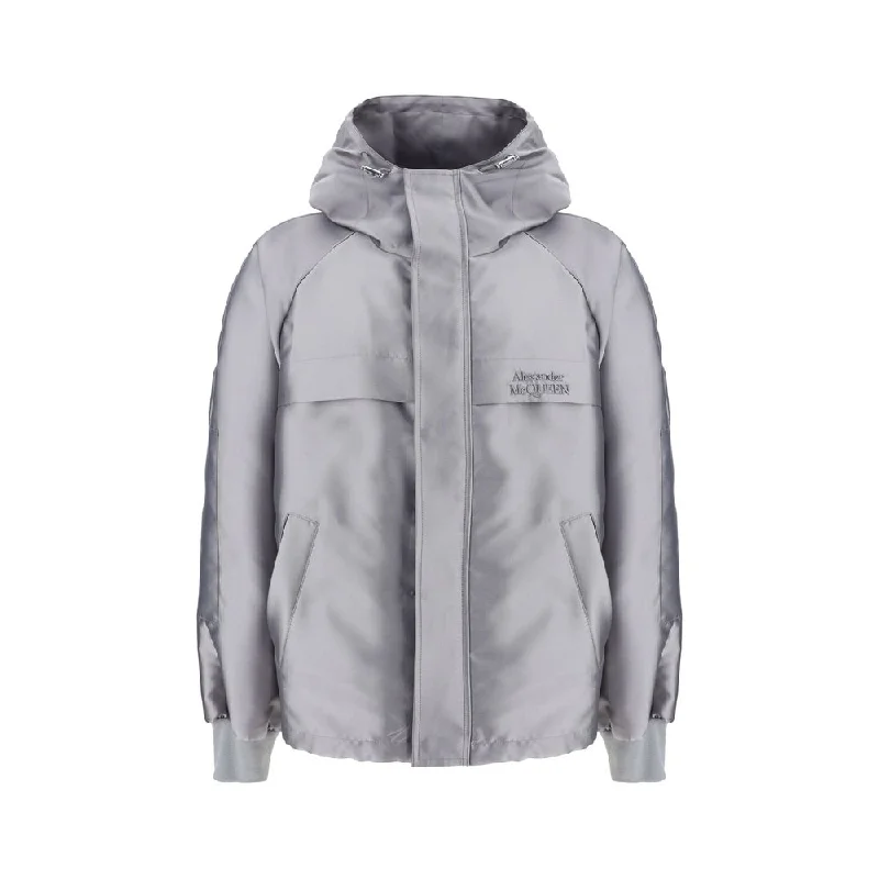 Alexander McQueen Windbreaker Men's Jacket Cclassic Men's Tweed