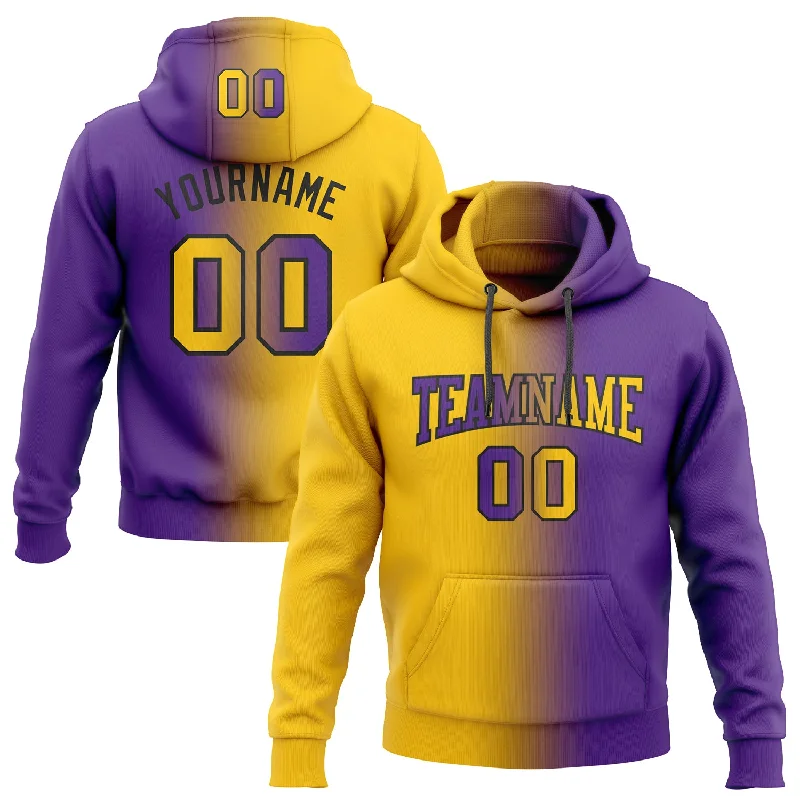 Custom Stitched Purple Yellow-Black Gradient Fashion Sports Pullover Sweatshirt Hoodie Unique Men's Patch Custom Stitched Purple Yellow-Black Gradient Fashion Sports Pullover Sweatshirt Hoodie Unique Men's Patch