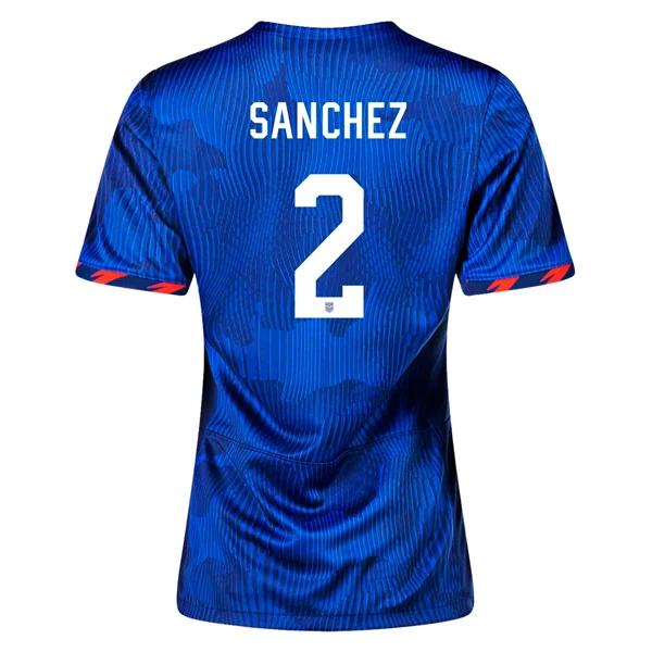 Nike Womens United States Ashley Sanchez 4 Star Away Jersey 23/24 w/ 2019 World Cup Champion Patch (Hyper Royal/Loyal Blue) Sophisticated Men's Nike Womens United States Ashley Sanchez 4 Star Away Jersey 23/24 w/ 2019 World Cup Champion Patch (Hyper Royal/Loyal Blue) Sophisticated Men's