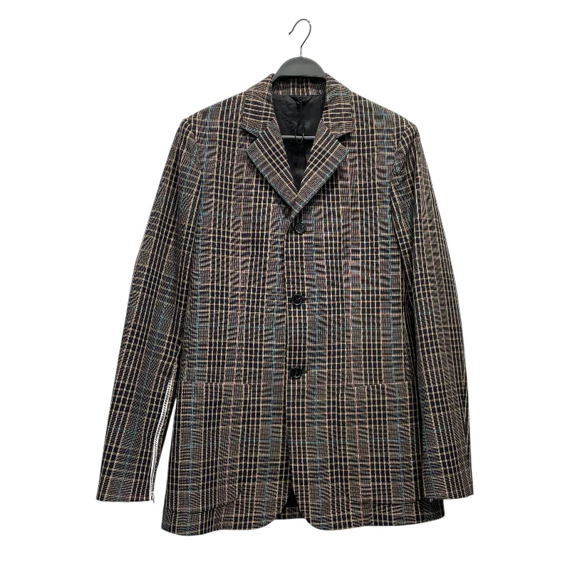 RAF SIMONS/Trench Coat/50/Cotton/BRD/Plaid/ Stylish Men's Neon