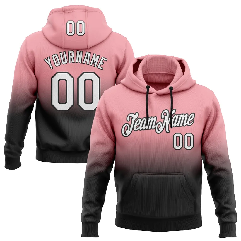 Custom Stitched Medium Pink White-Black Fade Fashion Sports Pullover Sweatshirt Hoodie Bohemian Men's Free Custom Stitched Medium Pink White-Black Fade Fashion Sports Pullover Sweatshirt Hoodie Bohemian Men's Free