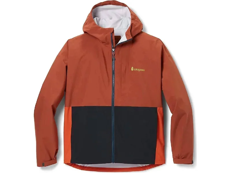 Men's Cielo Rain Jacket In Spice Sharp Men's Italian