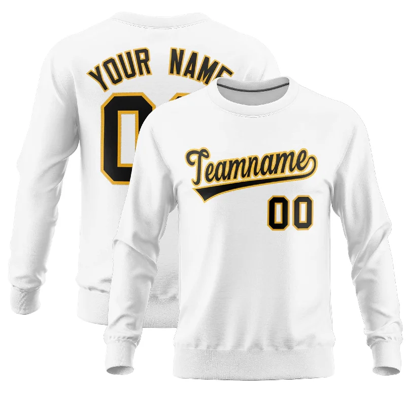 Custom White Classic Style Personalized Uniform Pullover Hoodie Refined Men's Classic Custom White Classic Style Personalized Uniform Pullover Hoodie Refined Men's Classic