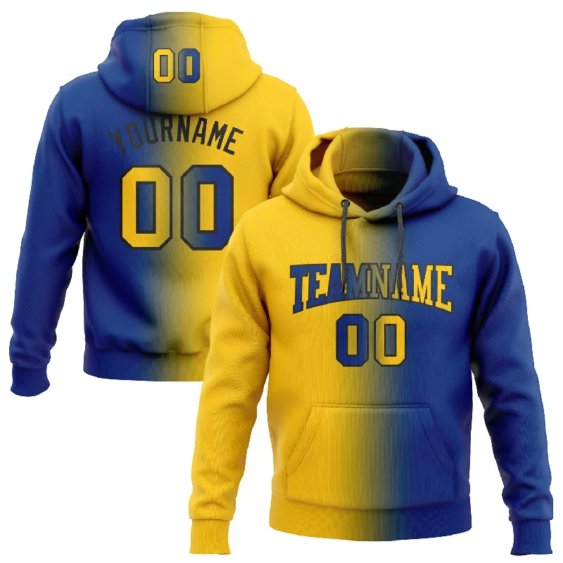 Custom Stitched Royal Yellow-Black Gradient Fashion Sports Pullover Sweatshirt Hoodie Elegant Men's Cashmere Custom Stitched Royal Yellow-Black Gradient Fashion Sports Pullover Sweatshirt Hoodie Elegant Men's Cashmere