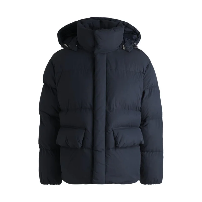 Water-repellent puffer jacket with Double B monogram Hip Men's Retro